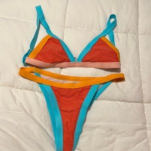 SHEIN triangle bathing suit